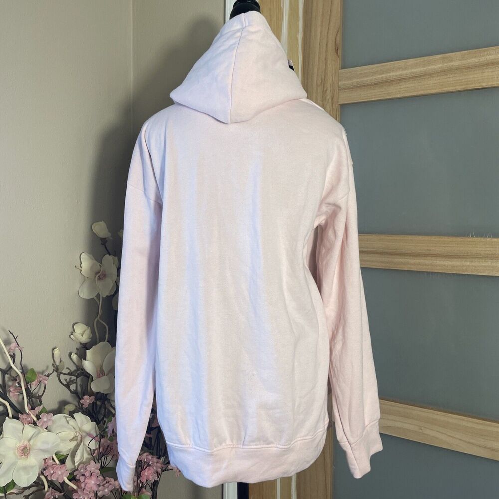 Kawaii Pastel Pink Bunny Hoodie Womens S Cute Anime Graphic Sweatshirt Soft Girl - Picture 4 of 7
